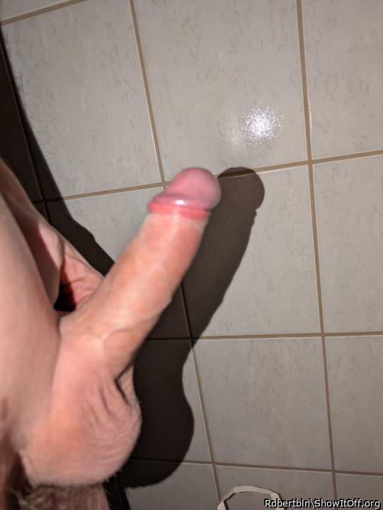 I'd drop to my knees to suck a load from your hot thick cock