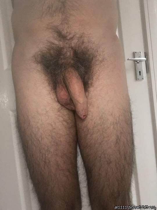 A hairy man looks always great.
