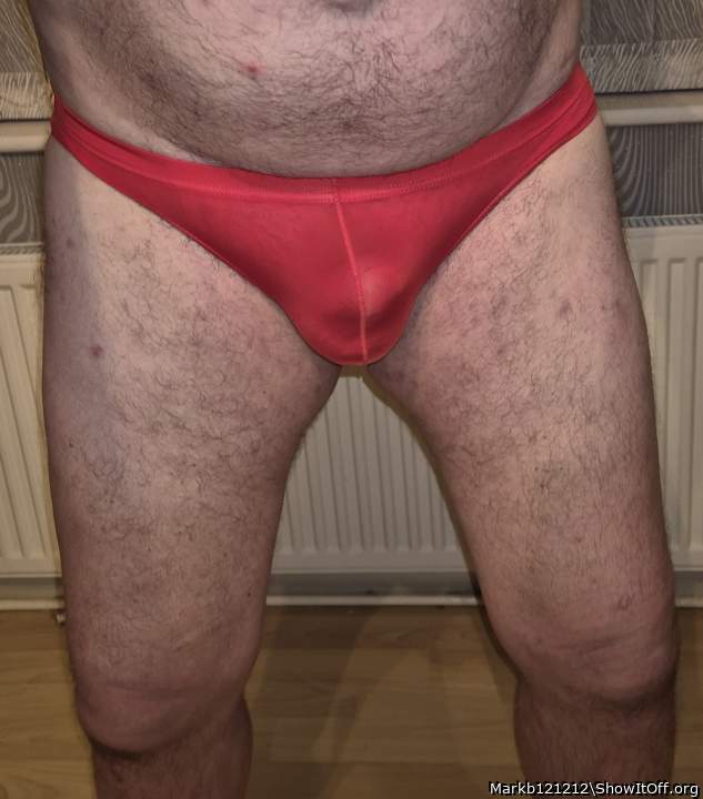 Red pants on x