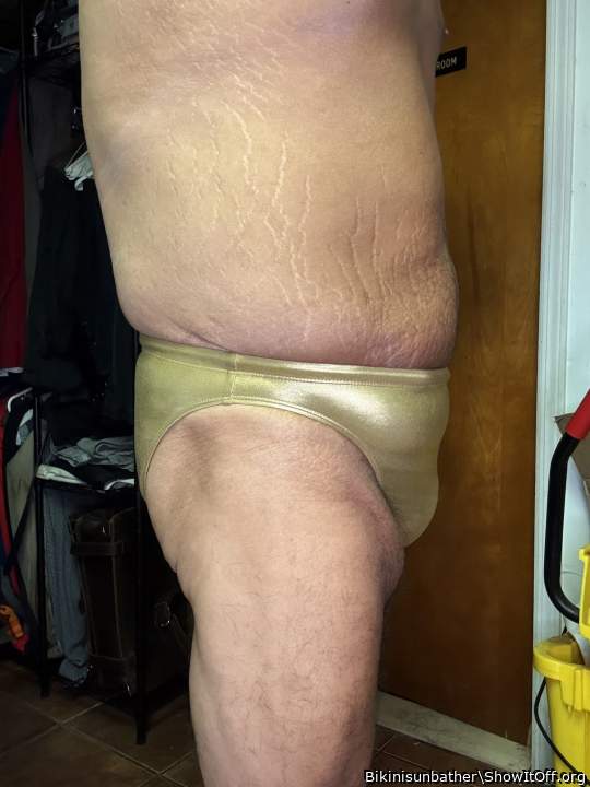 Gold speedo. Do you like?