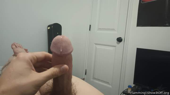 sexy warm precum with a peek at your toes. my favorite camer