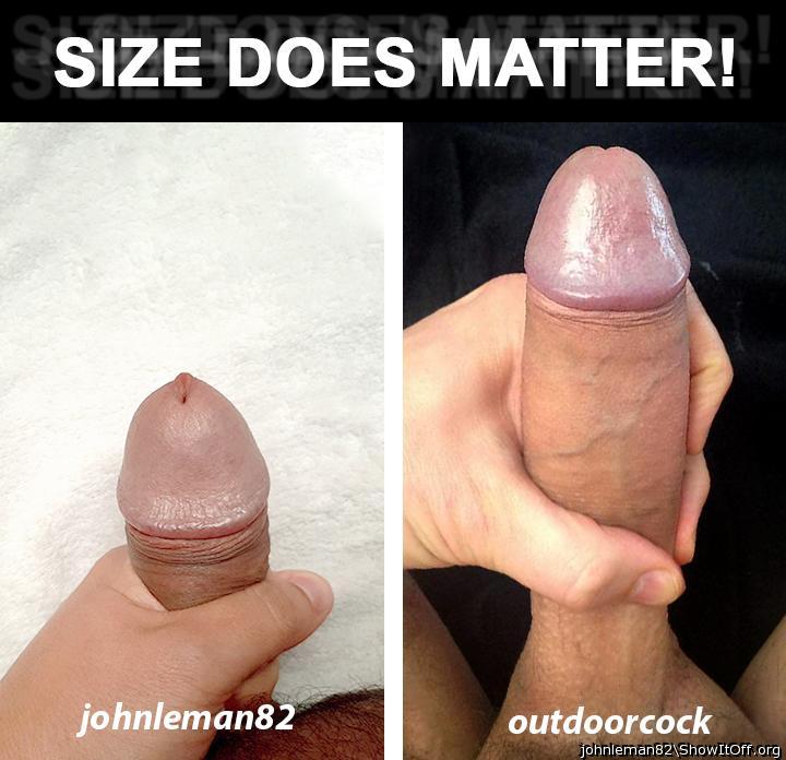 size does matter