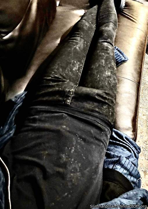 Wearing my cum clothes