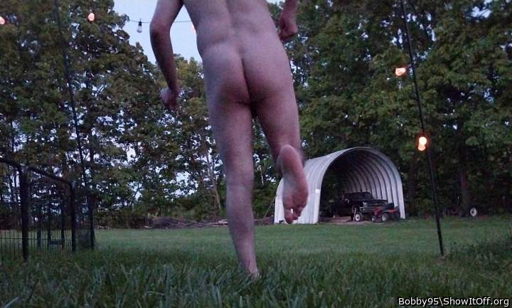 Streakin in the Yard