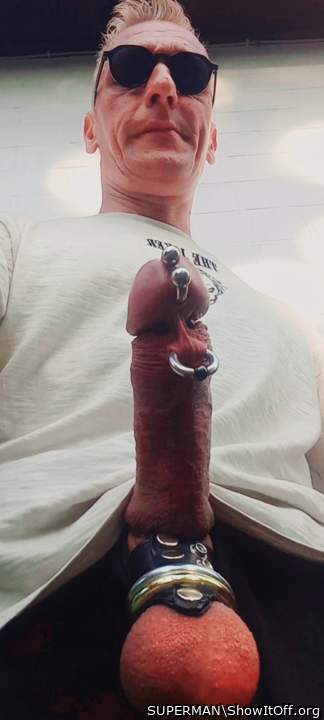 My Horny  Cock Outdoor Flashing