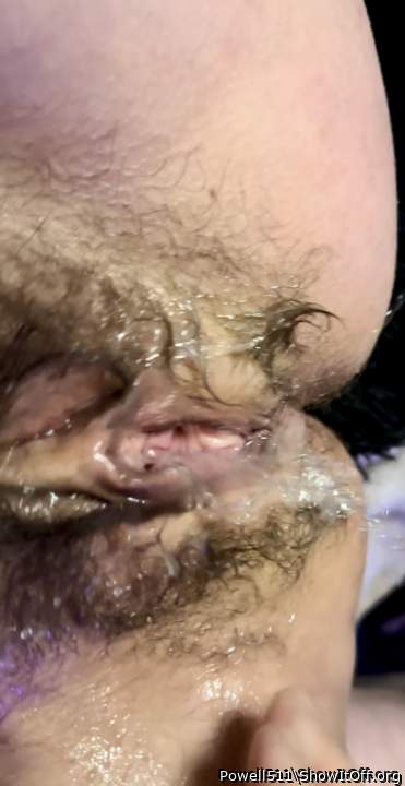 May I lick all that mess?  