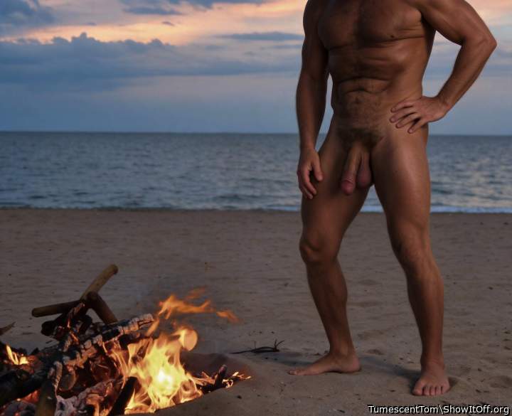 Evening at the beach.
