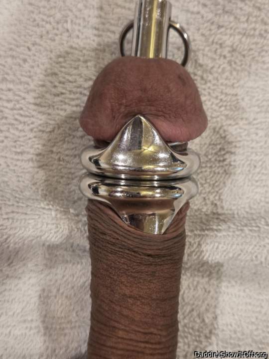 Heavy Double Crown Rings Securing 6" Sounding Probe! :)