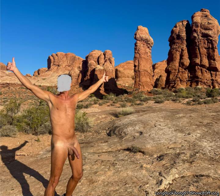 Phallus rock - Arches NP!