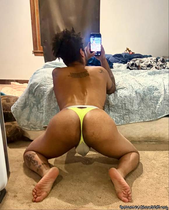 Pull my thong aside and stuff me deep