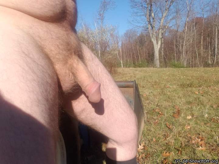 Messing around with the tractor again.