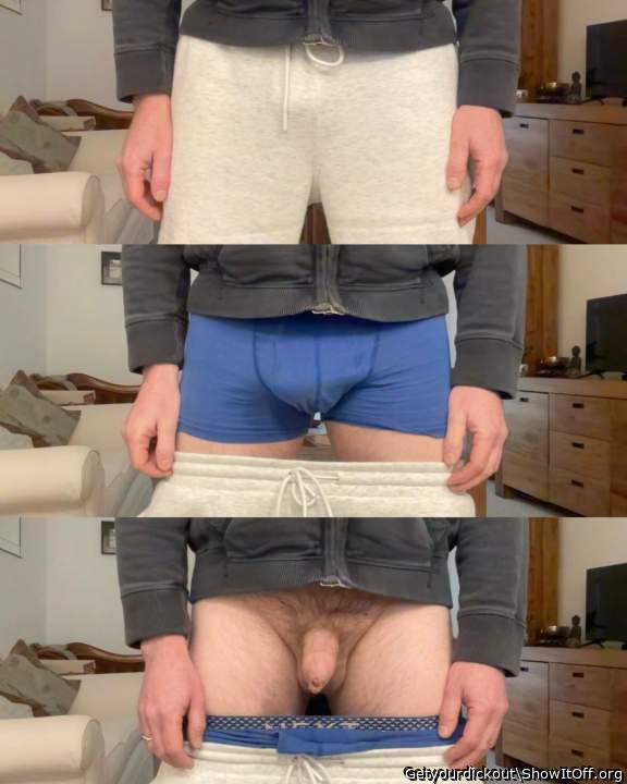 Watch me strip my grey sweats for you ;)