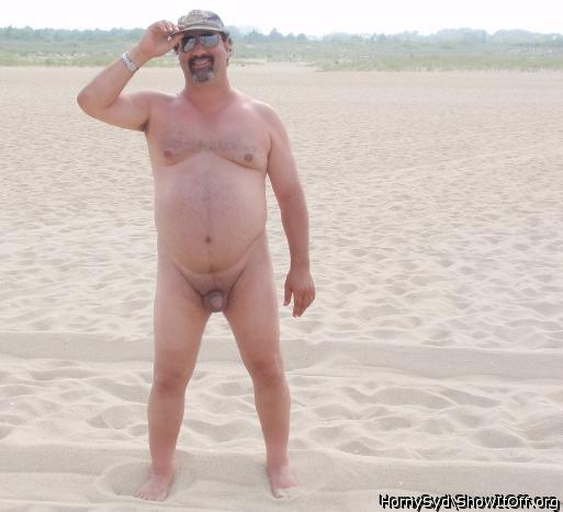 Love being nude on the beach .