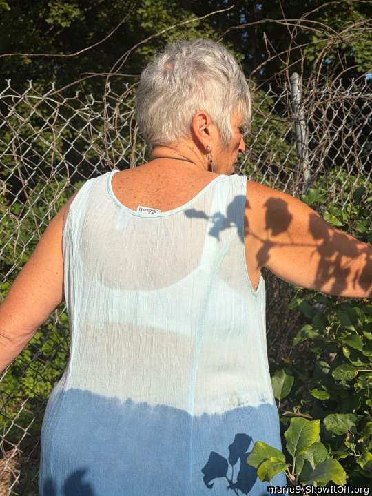 my sheer summer dress i Better not turn around