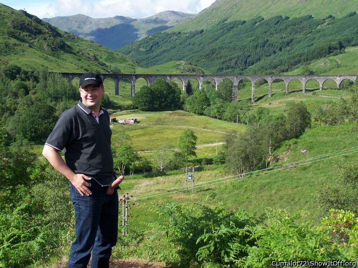 Glenfinnan Viaduct Scotland, known from Harry Potter