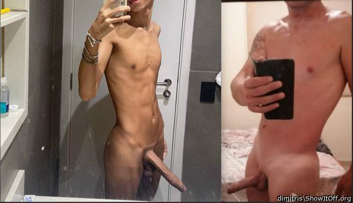My dick compared to a skinny twink