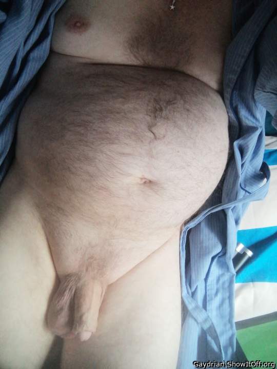 I want to rub your sexy hairy belly while you face fuck me I