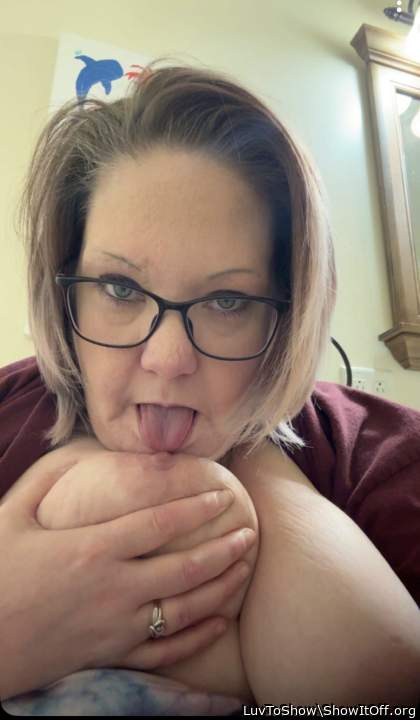 Let me lick them too and slide my cock between