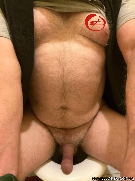 Faggot on toilet