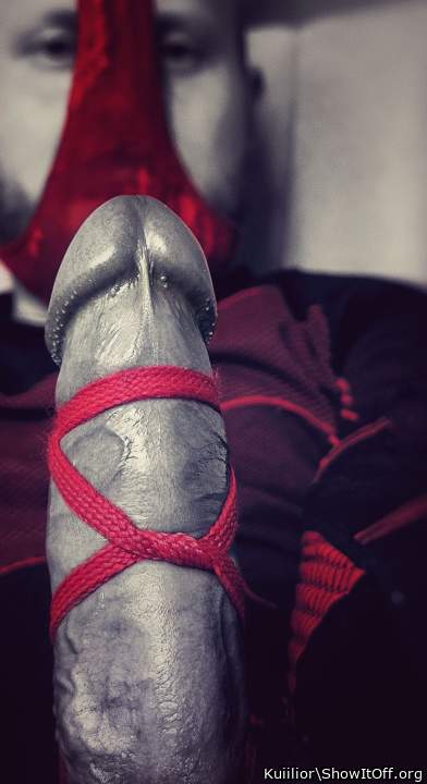 Used panties and shoelace