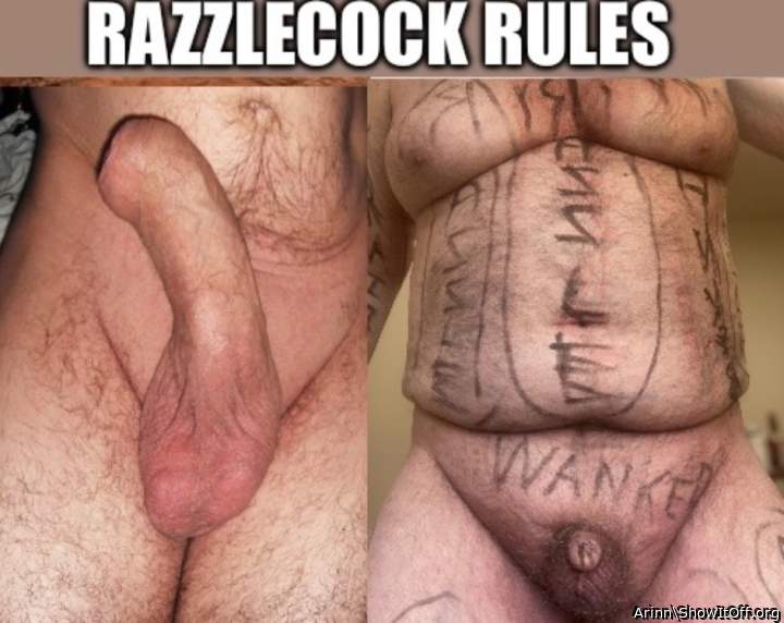 Razzlecock Rules. I wank