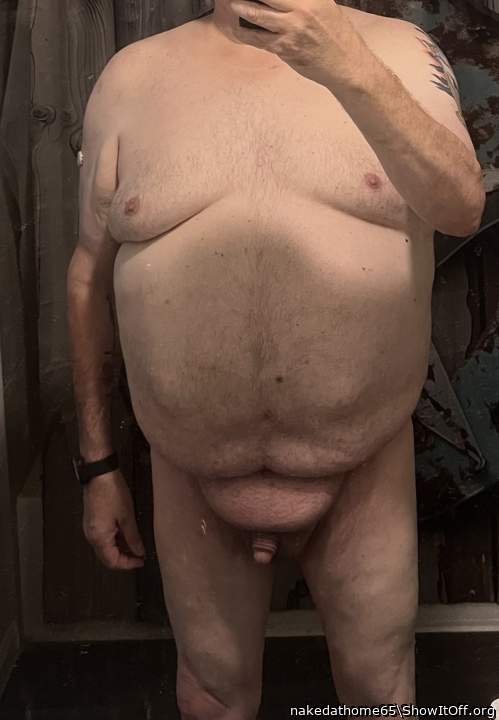 Just showered