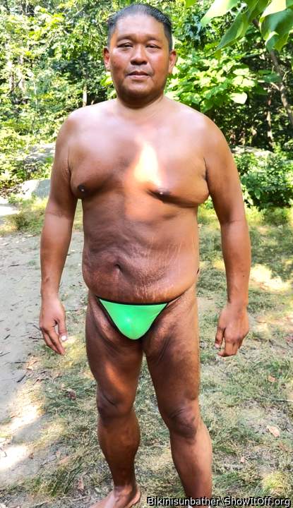 G-string in park