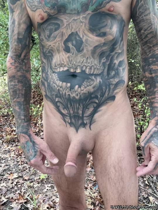 Wow...Fucking hot outdoor nude....amazing looking cock; woul