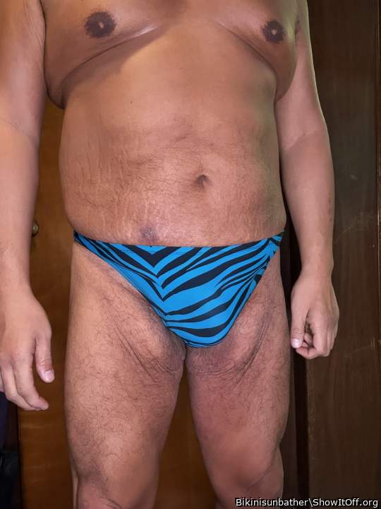 Blue Zebra rio bikini. Suck me please!