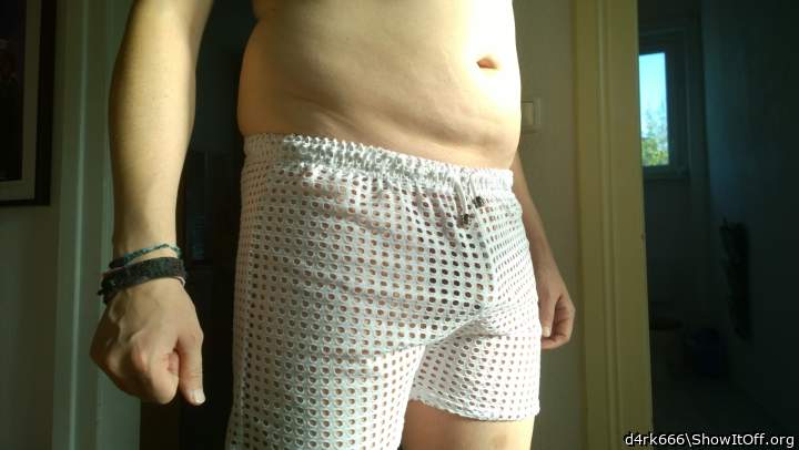 My new swimming trunks