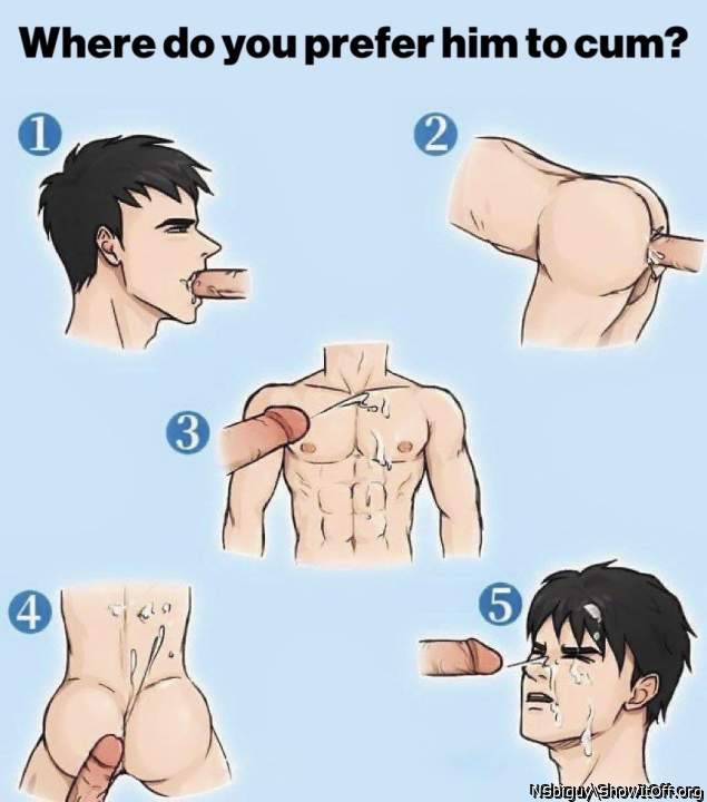 1 and 2. It's better when there are 2 cocks filling both hol