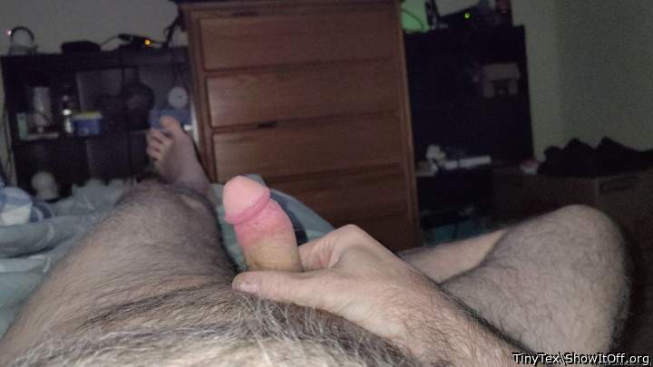 Wanking my cock