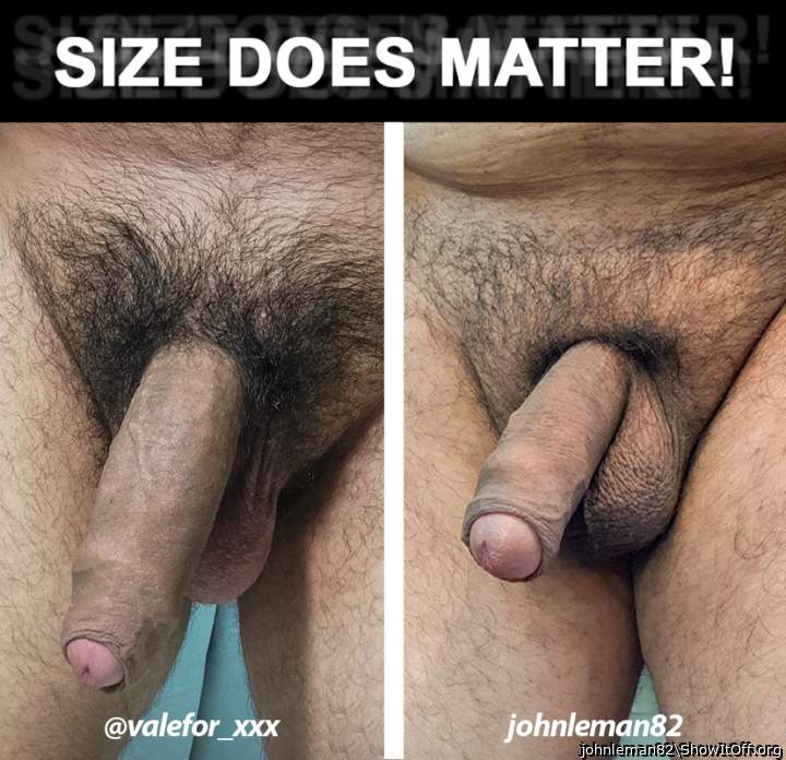 Size does matter!