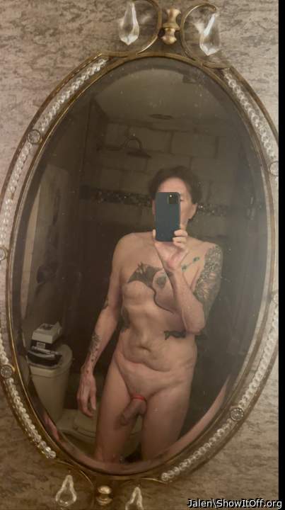 Mirror mirror on the wall. Who has the most beautiful cock?