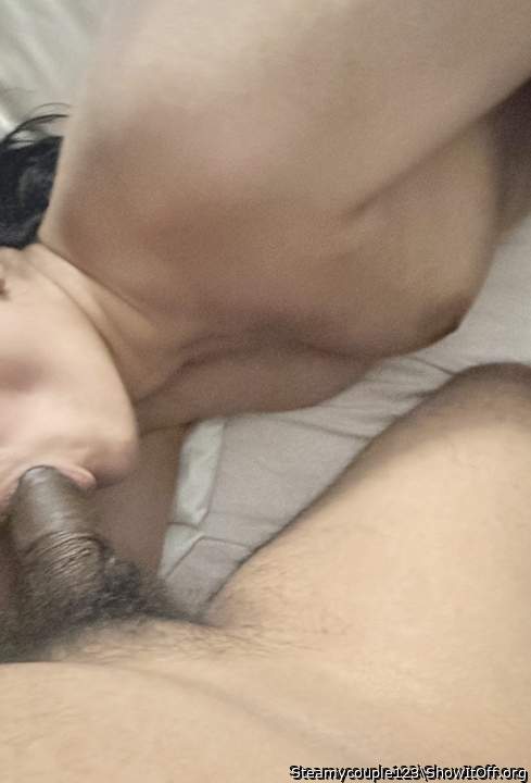 I love seeing a sexy lady enjoying the taste of a nice cock.