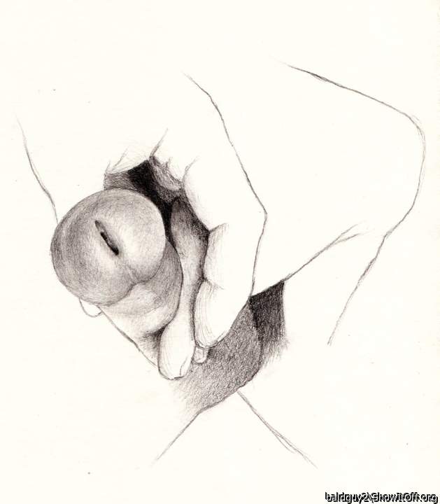 another pencil drawing of my cock