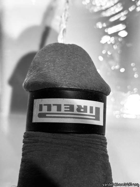 rubber him up, please..