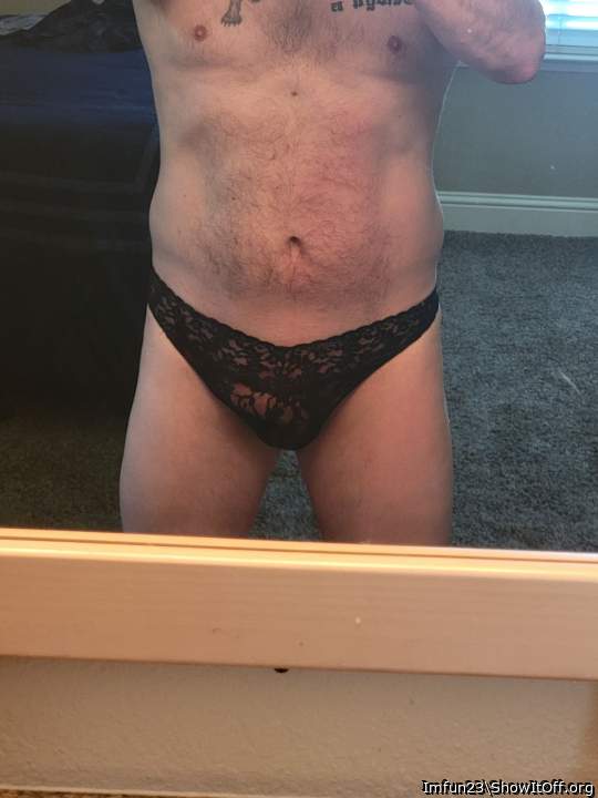 Love a sexy guy in lace