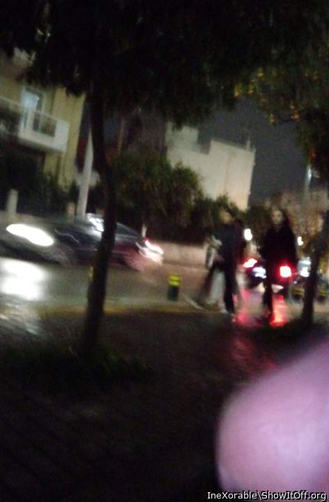 Night street flash