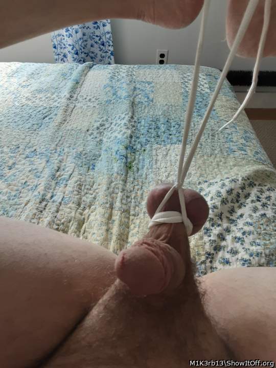I'll try to pull harder next time. And see how small my penis is?