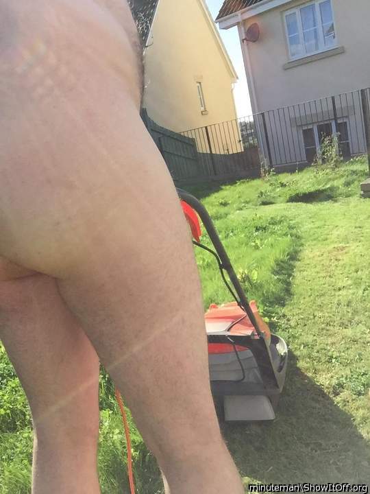 Wish I could do naked gardening for real not just a quick strip for a photo!!