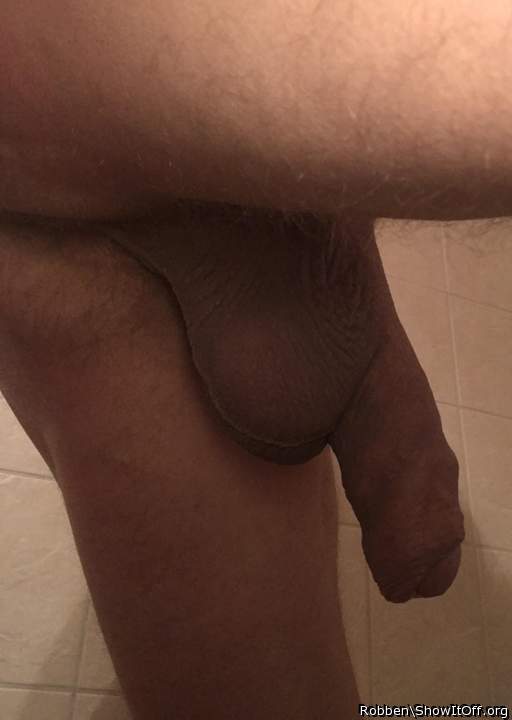 My soft cock from a different angle