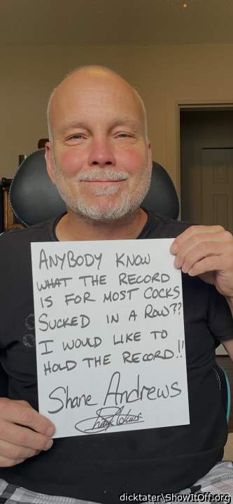 I WISH I COULD HOLD THE RECORD