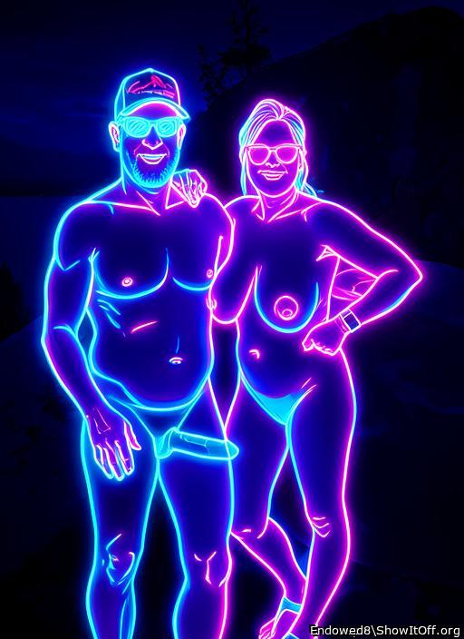 Neon looks great.  We all should get life size neon lights o