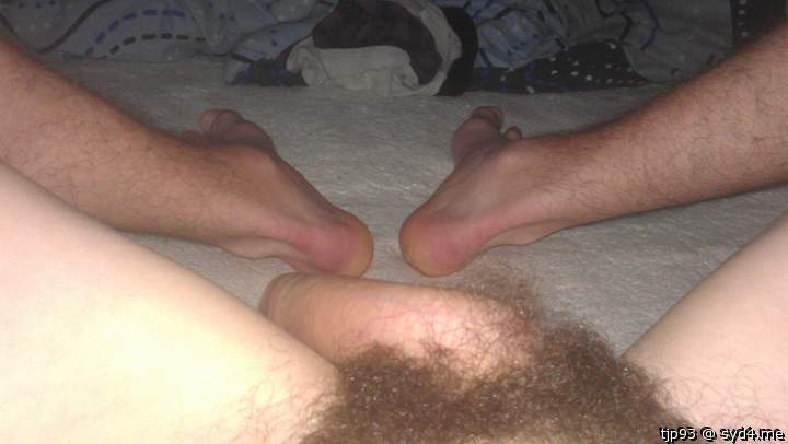 Your Curly brown Hair is Awesome,Sexy feet too