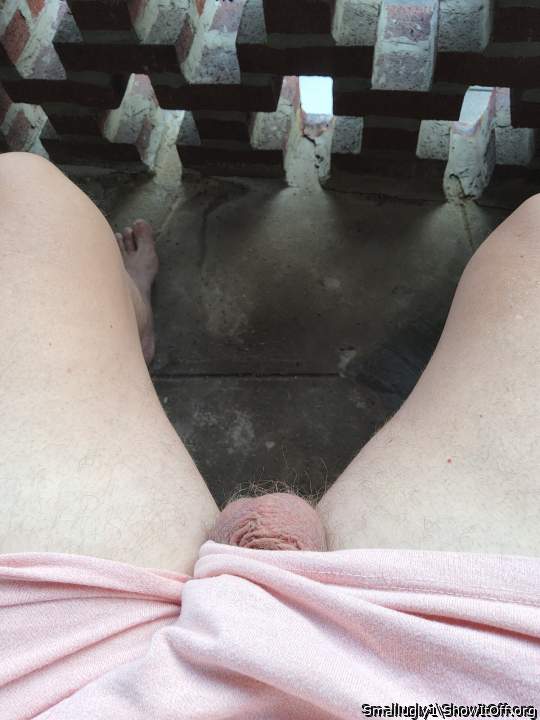 My balls always hang low in my sissy shorts