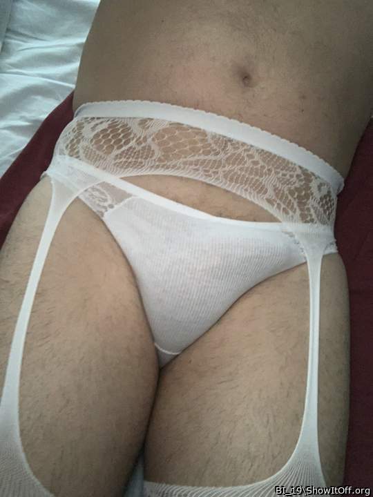 Sexy cock, especially in your lingerie