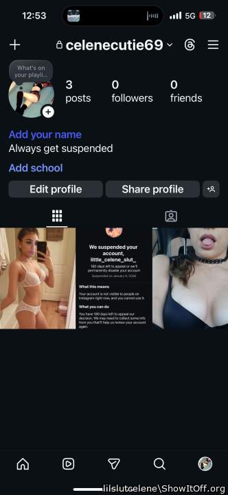 IG hates sluts add my new IG pls !!!!