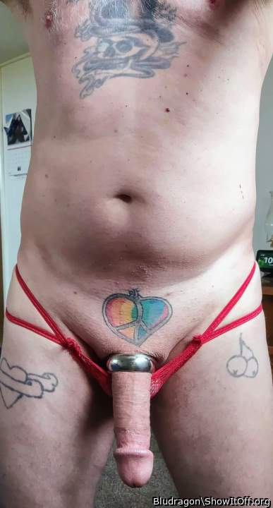 Sexy panties, cock ring