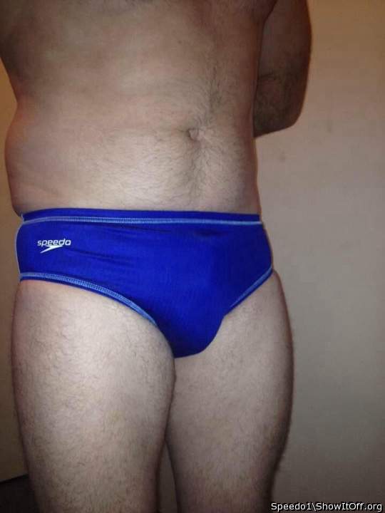 Blue speedo